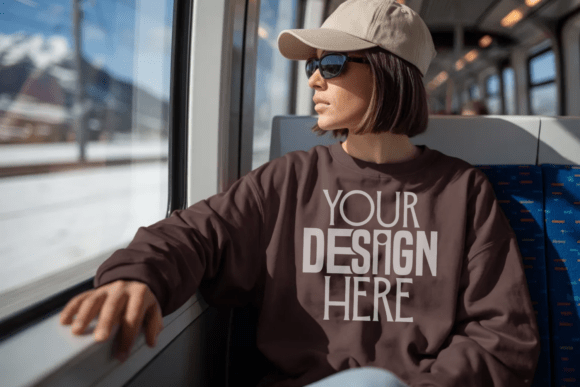 Download Dark Chocolate Gildan 18000 Sweatshirt M - Premium Resources