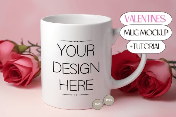 Download Mug Template Valentine PSD Mug Mockup - Mug template Collection