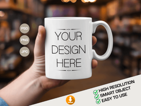 Download Mug Mockup 11Oz PSD Mug Template - Mug template Collection
